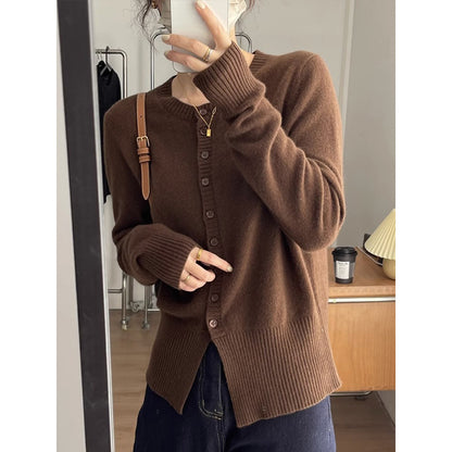 Cardigan Ajusté en Cachemire